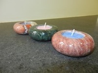 Handicraft-Marble Candle Holders-Berlin - Made in Italy